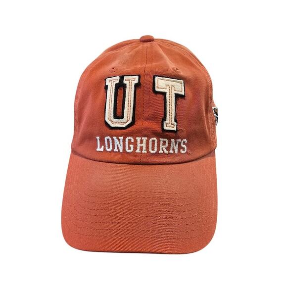 Vintage University Texas Longhorns Strapback Hat Cap Orange Y2K UT NCAA Retro - Picture 1 of 7